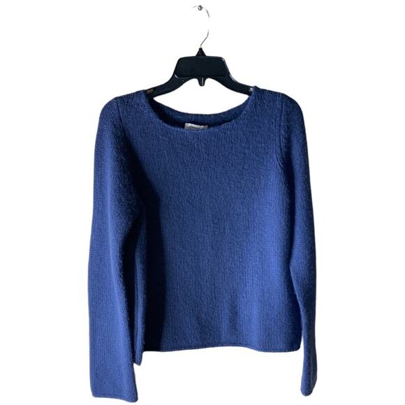 Vince 100% Cashmere Sweater Women Size Large Pullover Crew Neck Knitted Top - Picture 1 of 10